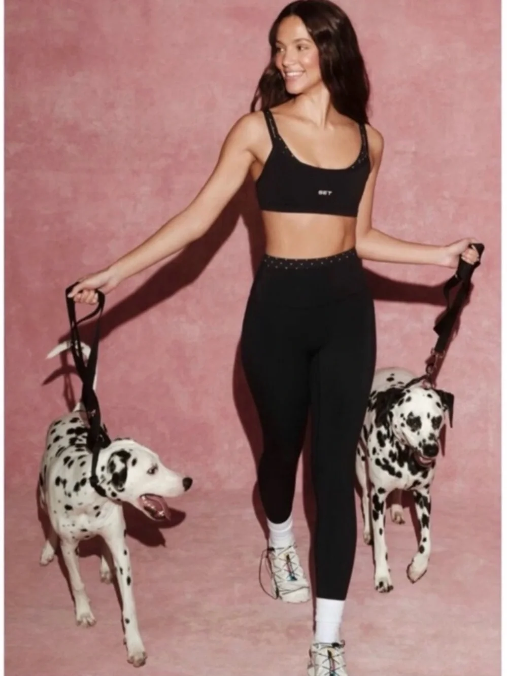 SET ACTIVE LIMITED ADDITION DALMATIAN LEGGINGS